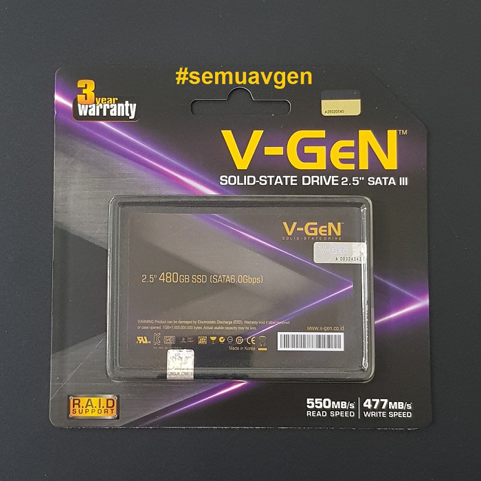 SSD SATA 512Gb V-GeN