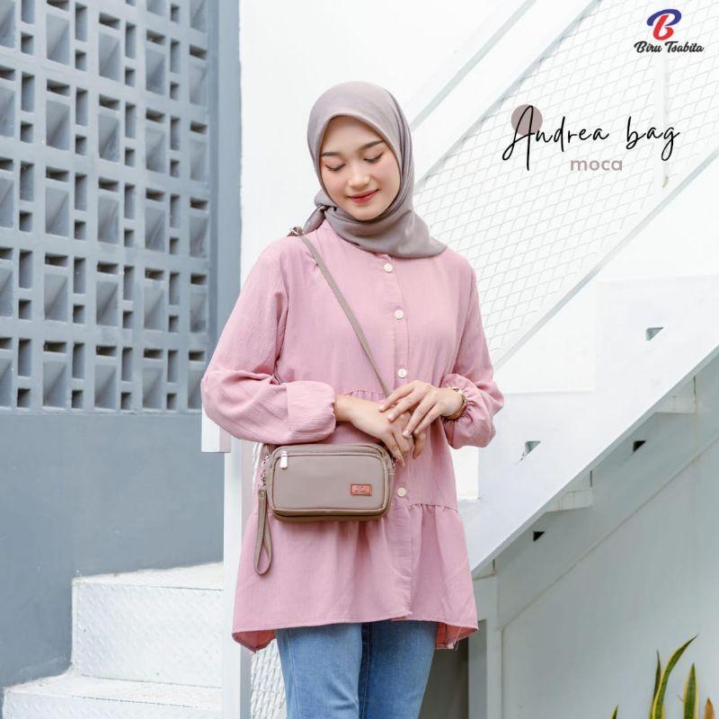 ANDREA BAG/POUCH BY BIRU TSABITA TAS/DOMPET WANITA BRANDED MURAH TAS/DOMPET WANITA FASHION TAS/DOMPE