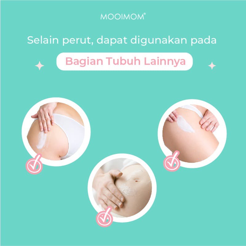 MOOIMOM Belly Lotion - Cream Penghilang Stretch Mark