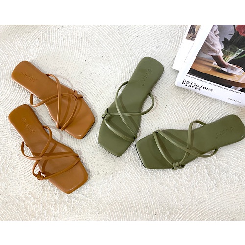 DUSHI Kani flat - Sandal teplek wanita