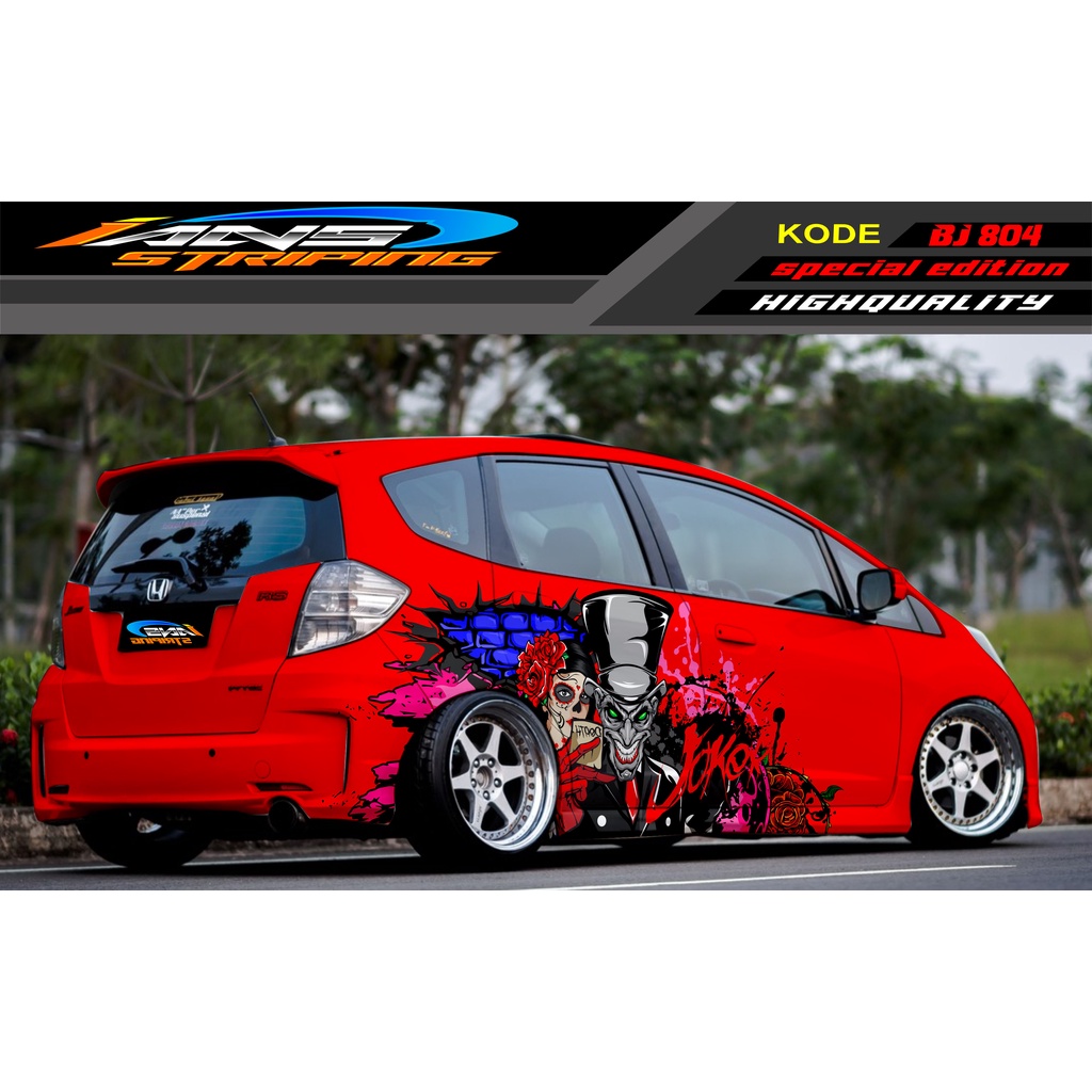 STICKER MOBIL HONDA BRIO / JAZZ RS / MOBILIO / AGYA / YARIS / ATOS / STICKER MOBIL