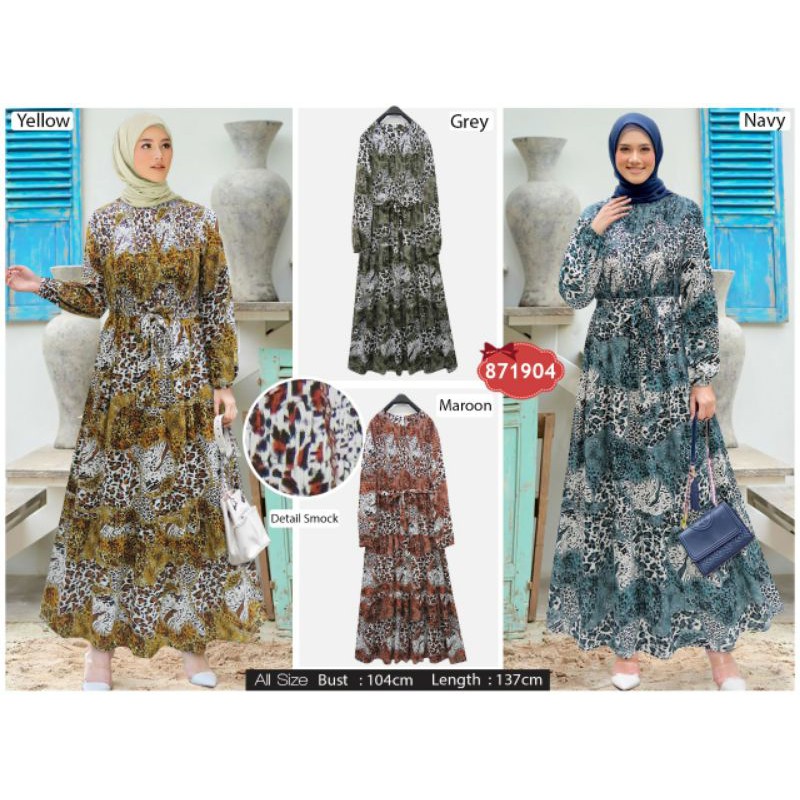 GAMIS RAYON EXTU MOTIF LIDYA / MAXI FLOWER