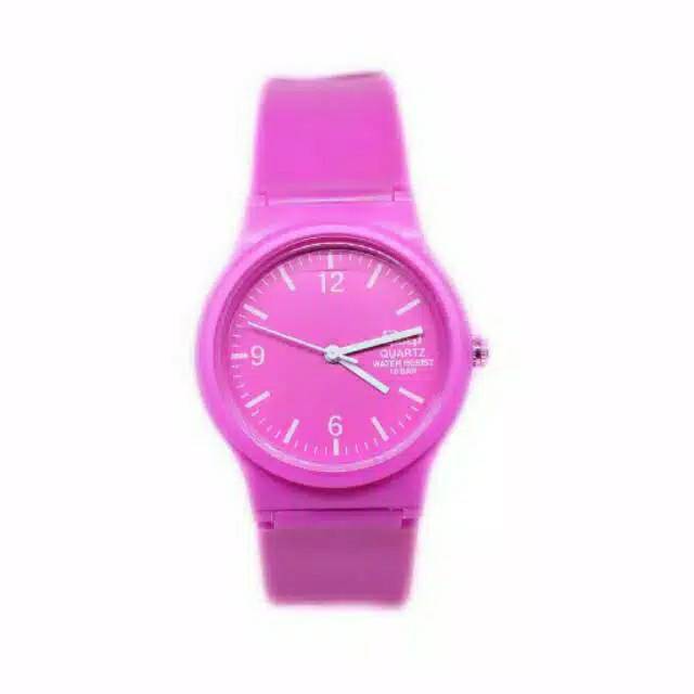 JAM TANGAN WANITA Q&amp;Q STRAP Rubber JELLY TOP 1