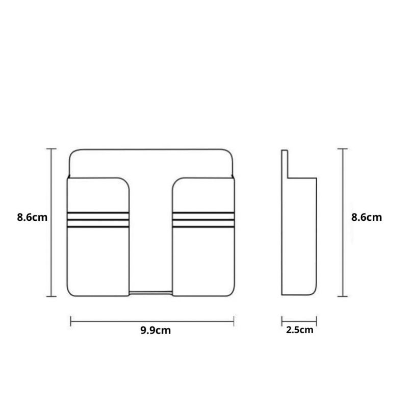 Rak Gantung HP Charger Remote Tempel Tembok / Cell Phone Hanger
