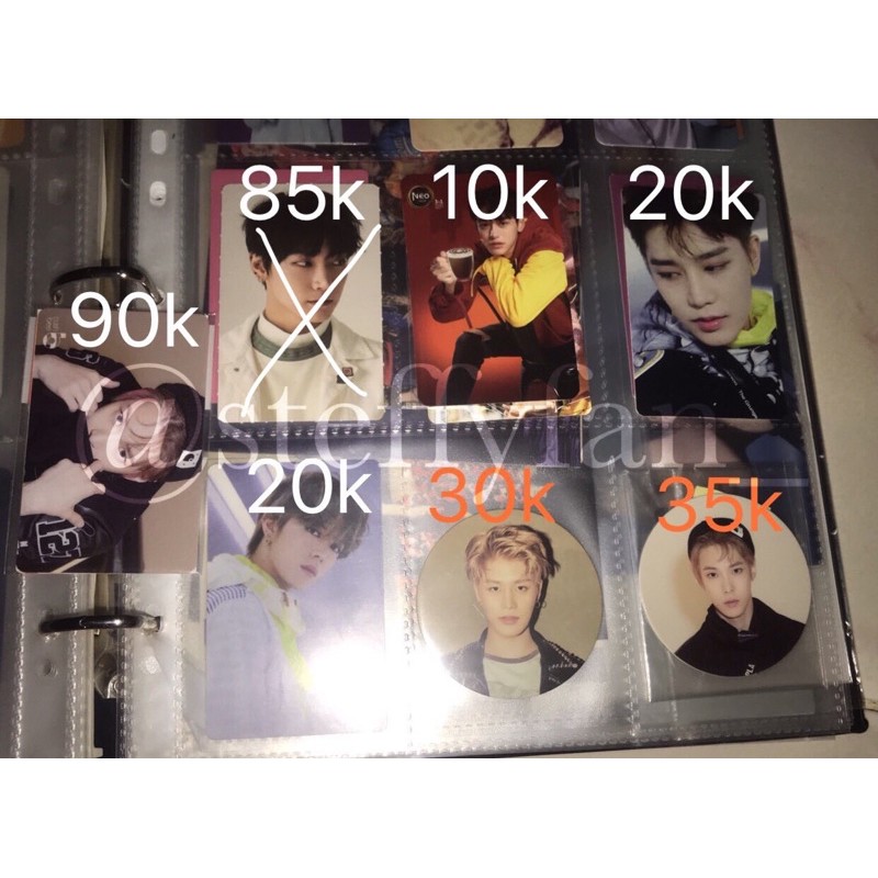 Photocard pc bc cc photo set JISUNG LUCAS YUTA TAEIL DOYOUNG TEN wayv nct 127
