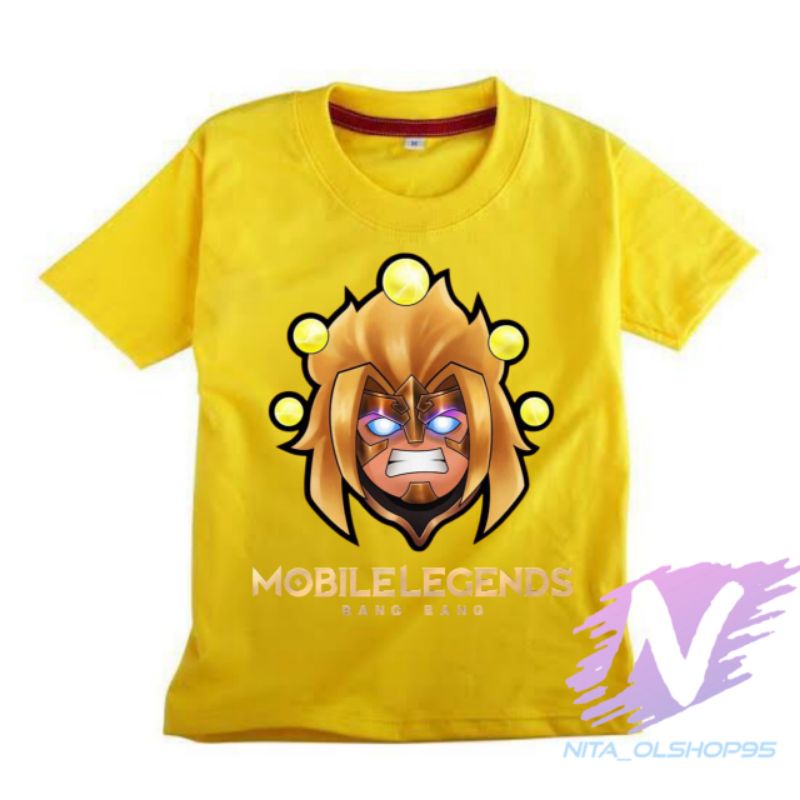 kaos anak baju anak mobile legends hero badang lucu