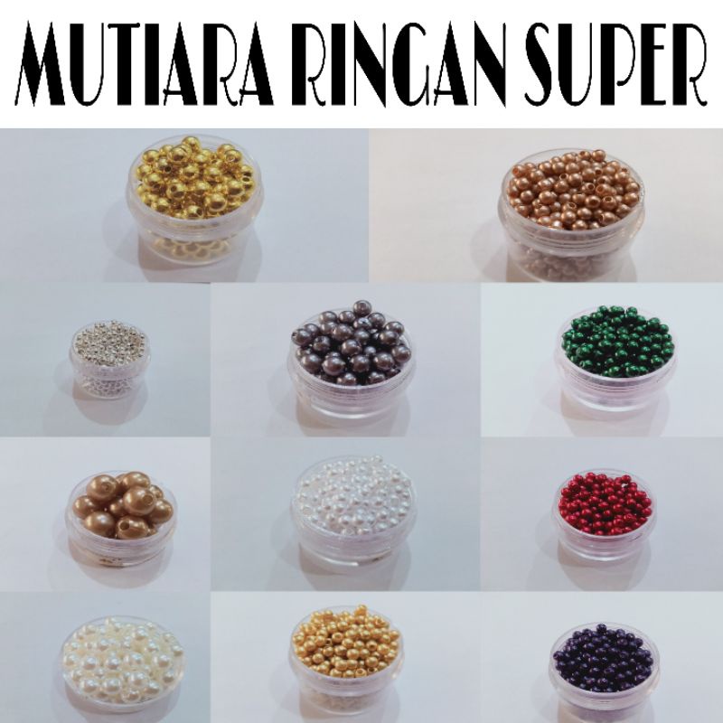 MUTIARA RINGAN KW SUPER 3M 4M 5M 6M PAK BESAR +-500gram *14*