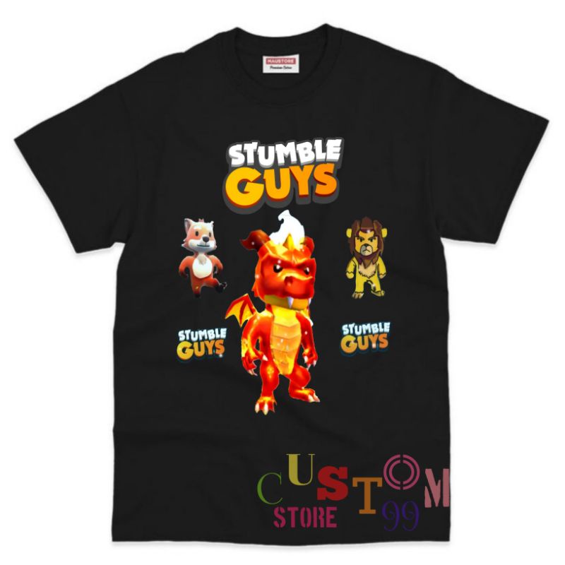 BAJU ANAK KAOS ANAK GAME STUMBLE GUYS TERBARU BAHAN PREMIUM