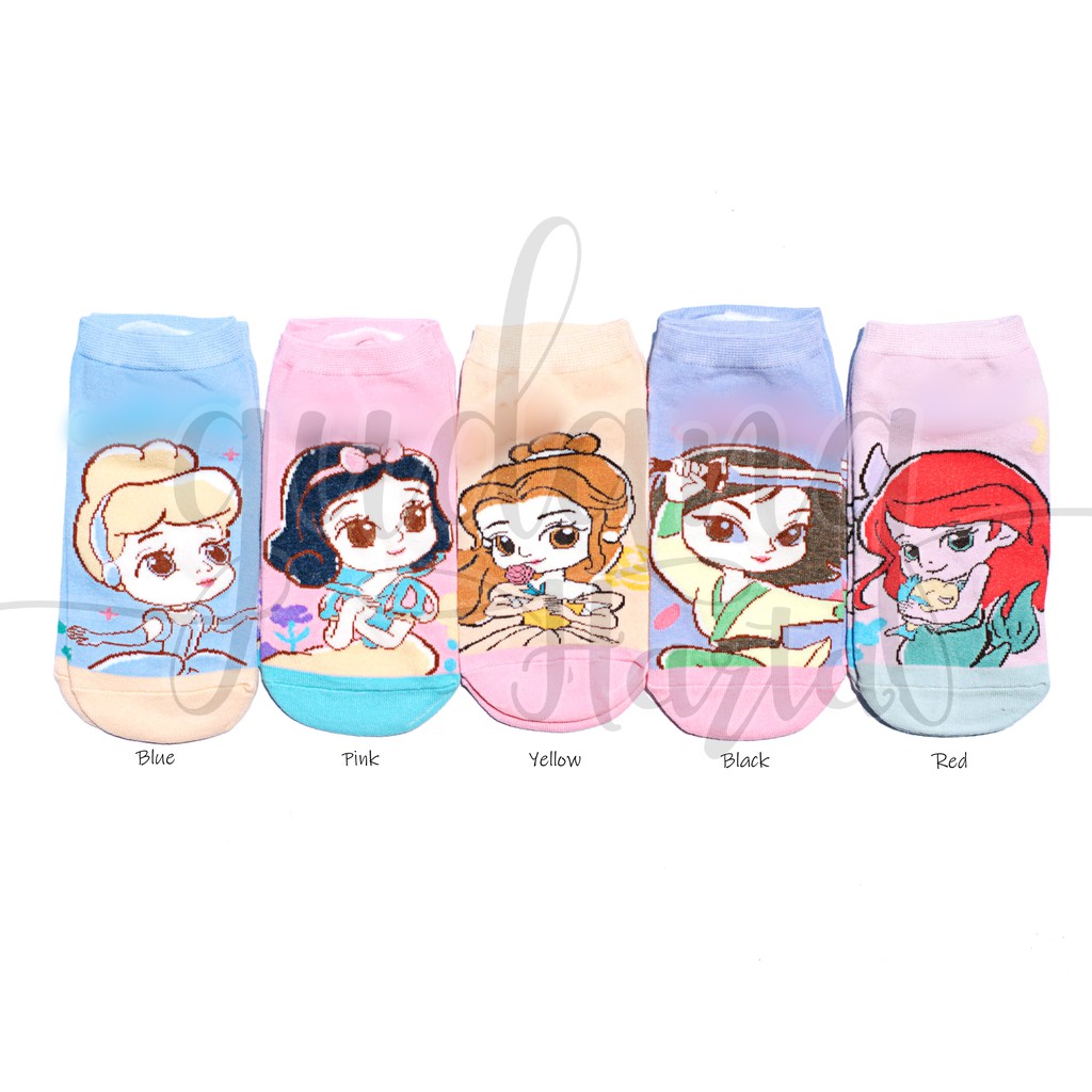 Kaos Kaki Wanita Pendek Princess Imut Sock Tuan Putri Cantik GH 103225