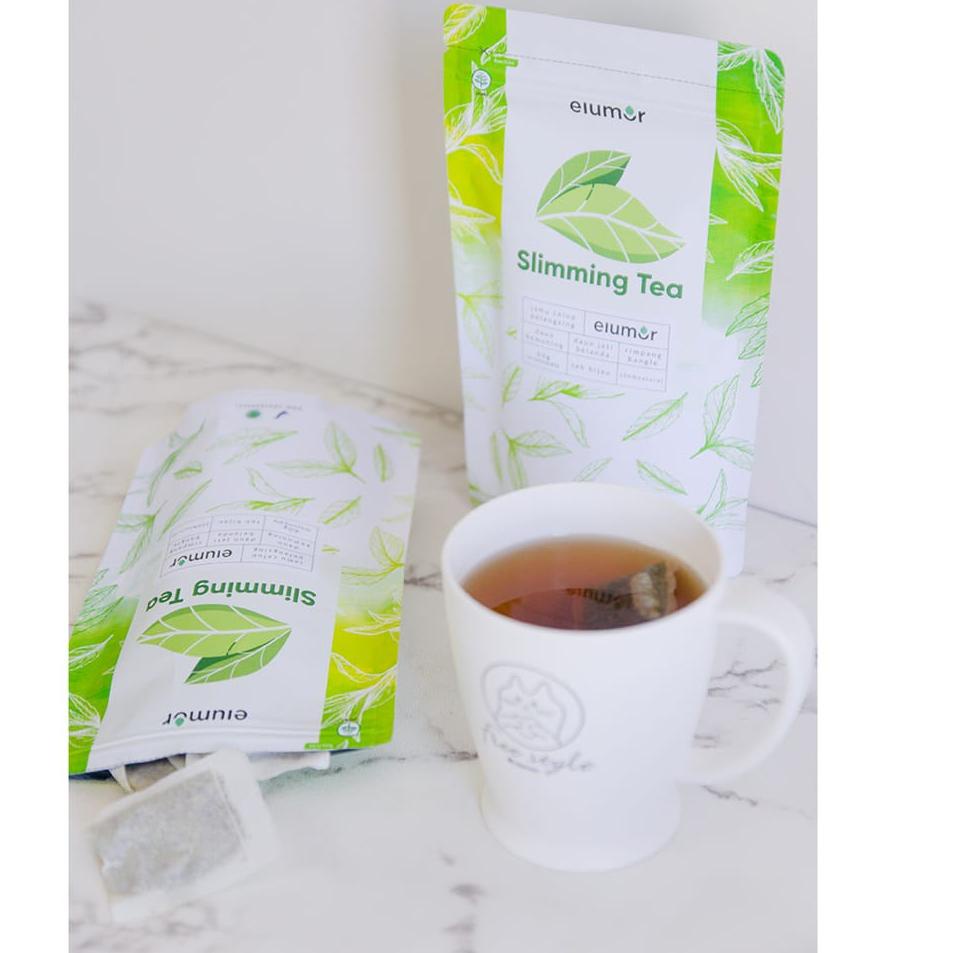 

(pepy -545) Elumor Slimming Tea I Teh Pelangsing Herbal Alami by Elumor.official Terbaru