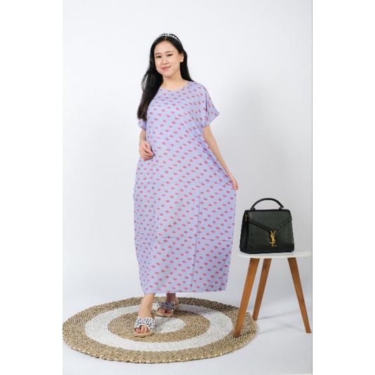 daster bali habel verell panjang semata kaki rayon premium baju tidur murah-K48