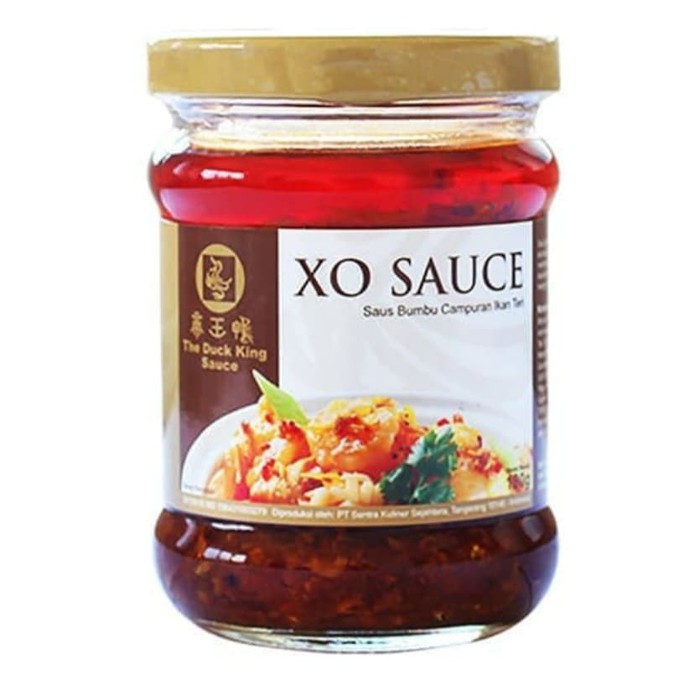 

XO Sauce Anchovy / Saus XO Teri Duck King Kemasan Botol [180gr]