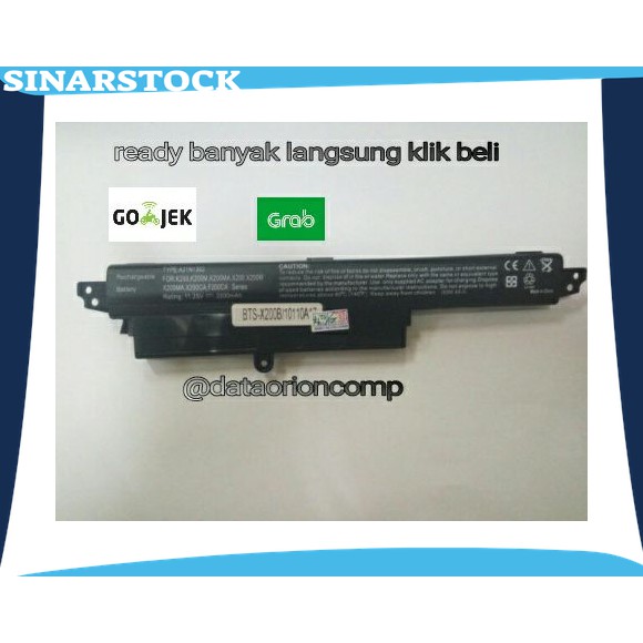 Baterai battery batrei batre asus vivobook X200 X200CA X200M oem