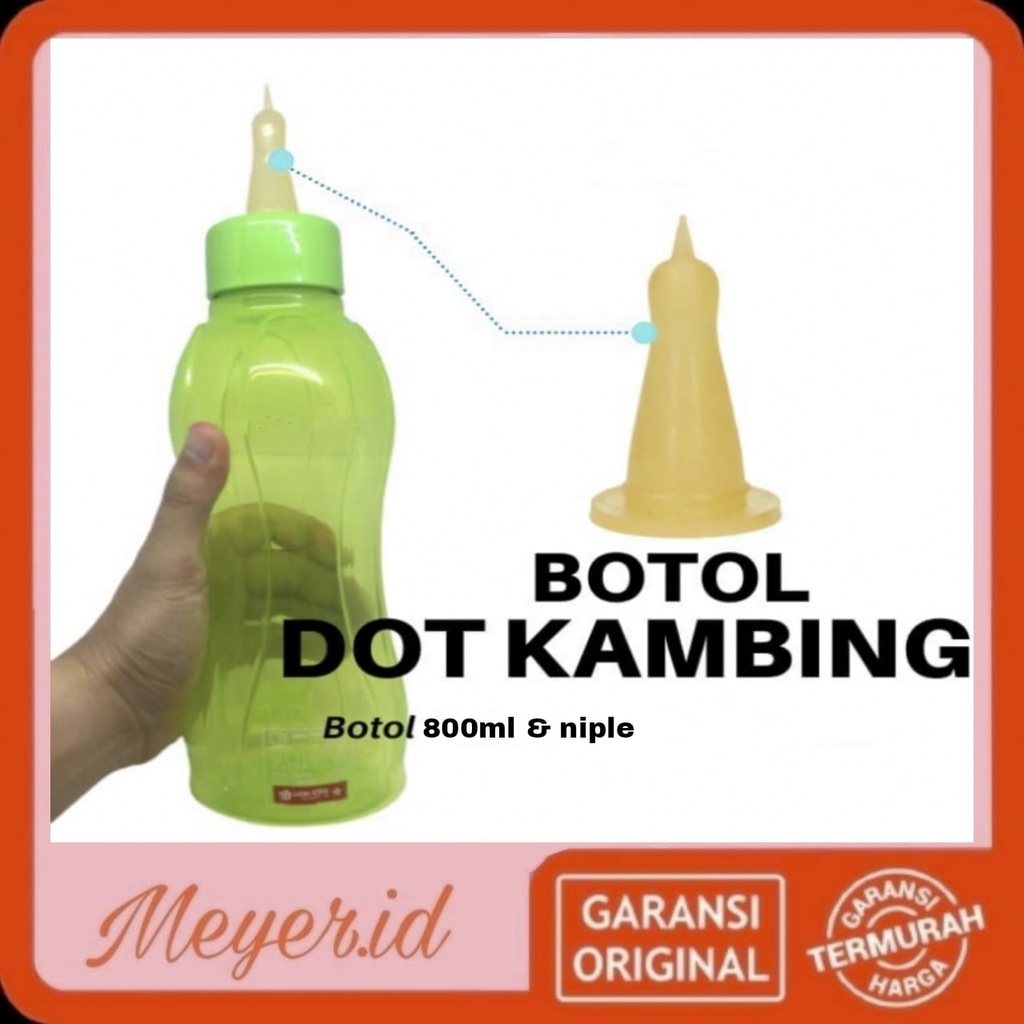 DOT KAMBING,DOMBA,BABI (KARET SILICON IMPORT TEBAL,KUAT & LUNTUR) - BOTOL DOT HEWAN
