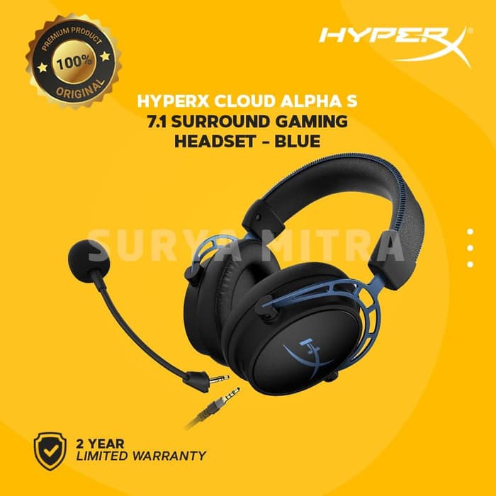 HyperX Cloud Alpha S Gaming Headset 7.1 Surround