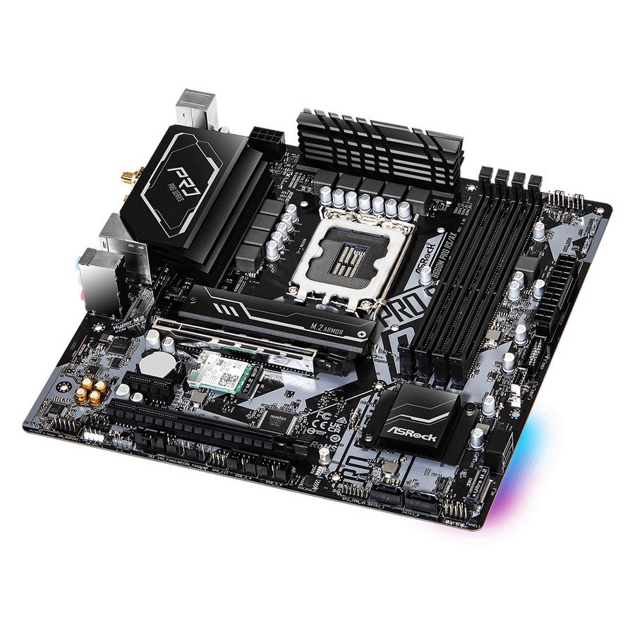 ASRock B660M Pro RS/AX (LGA1700, B660, DDR4, USB3.2, SATA3)