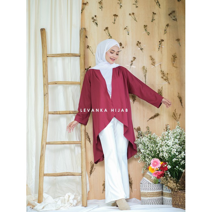 ERISKA OUTER - Kardigan Panjang Wanita Allsize Besar