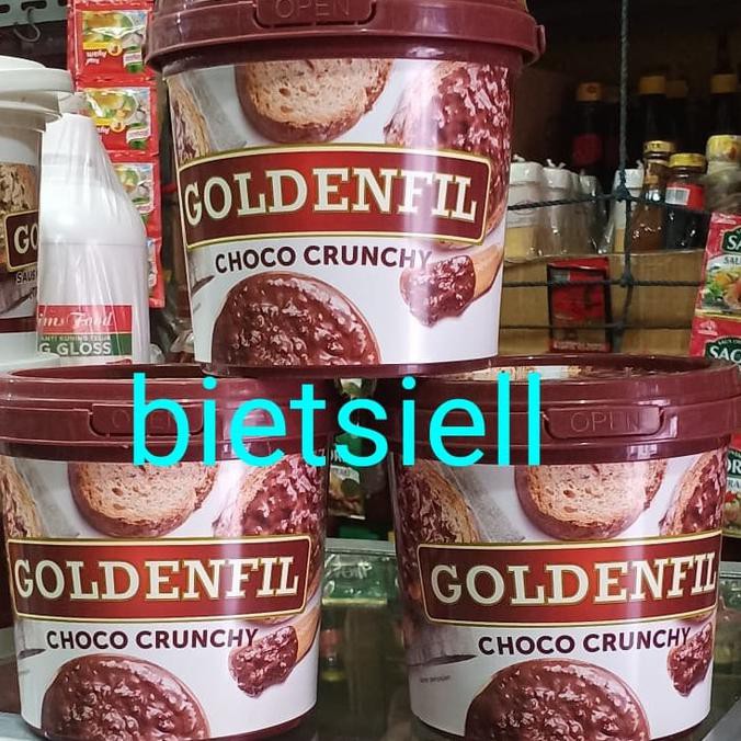 

goldenfill choco crunchy 1 kg selai coklat crunchy EKSLUSIF Kode 404