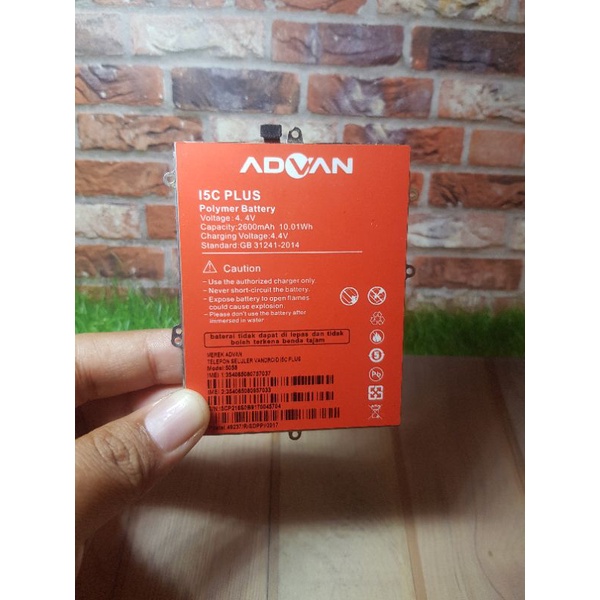 sparepart hp ori copotan batre baterai batere advan i5c plus