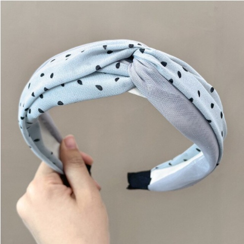OVERFLOWS.ID Bando Elegant Bandana Wanita Twist 2 Warna Bandana Simpul 2 Warna Import Fashion Korea