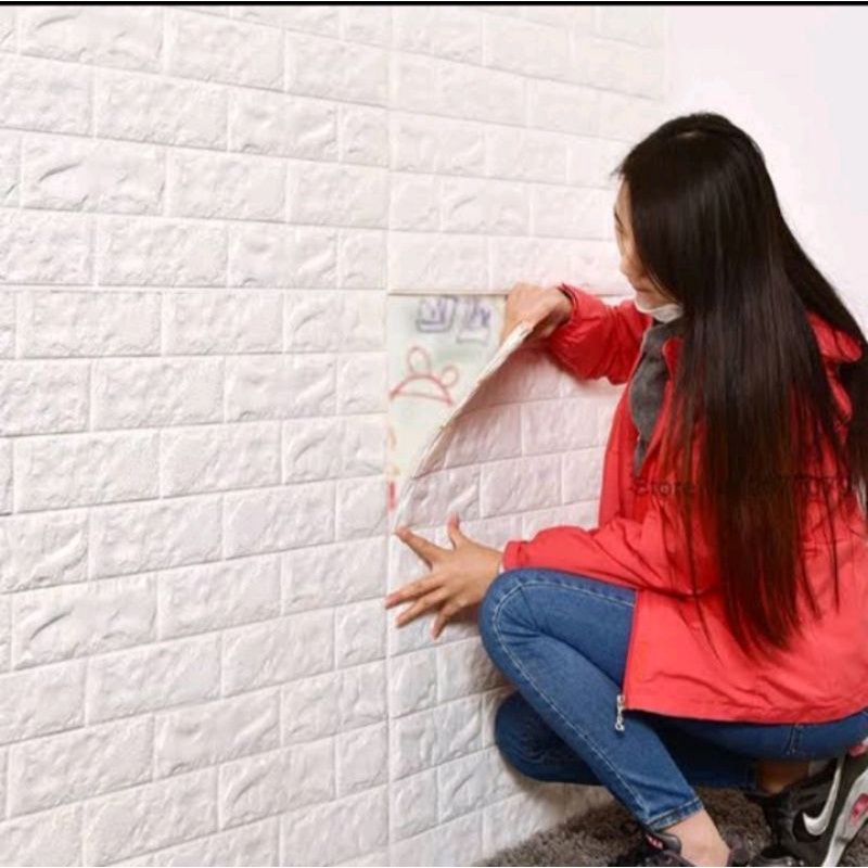 Wallpaper dinding Foam 3D 70x77cm-2