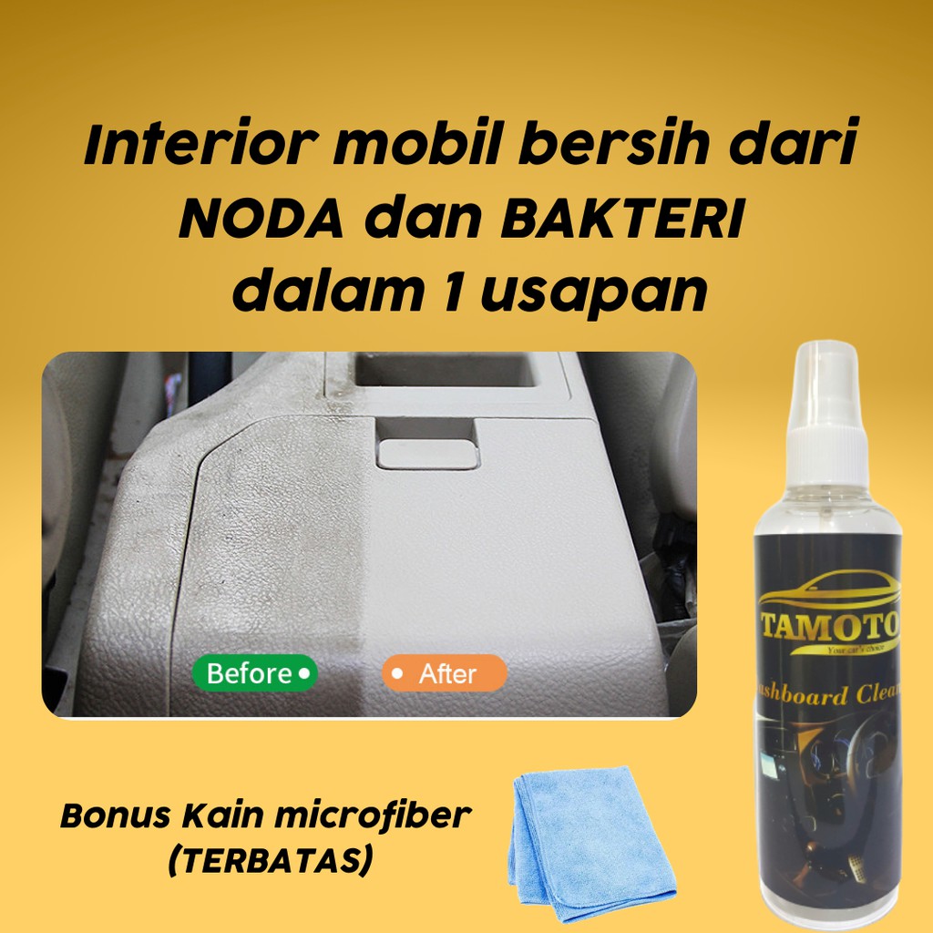 Tamoto Interior Cleaner - Pembersih interior dashboard mobil / Pembersih jok kulit &amp; plafon atap dan dasboard / All purpose cleaner