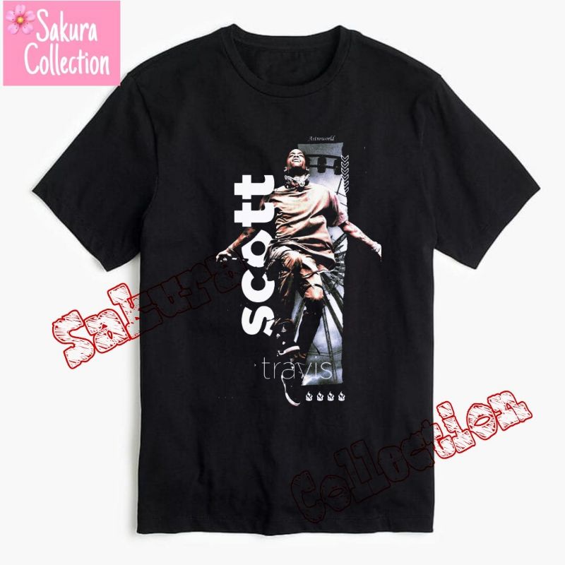 Kaos Baju TRAVIS SCOTT / t shirt band rap tee Jordan / vintage by h&amp;m oversize lokal / hitam pria kaus wanita TERLARIS best seller murah termurah 11