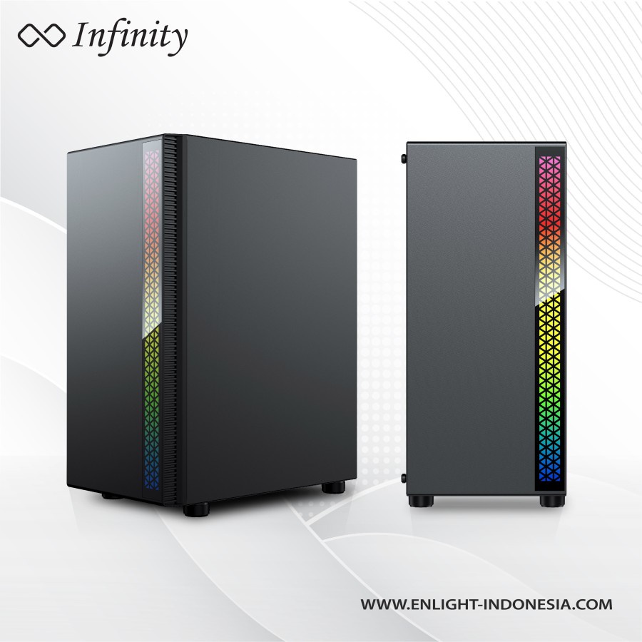 INFINITY FLASH V4 Tempered Glass - ATX, mATX Gaming Case