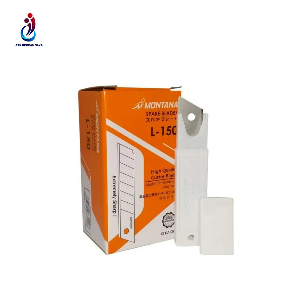 

Montana Refil Cutter Blade Refill Isi Pisau Pemotong L-150 - 1 tube 5 Pcs