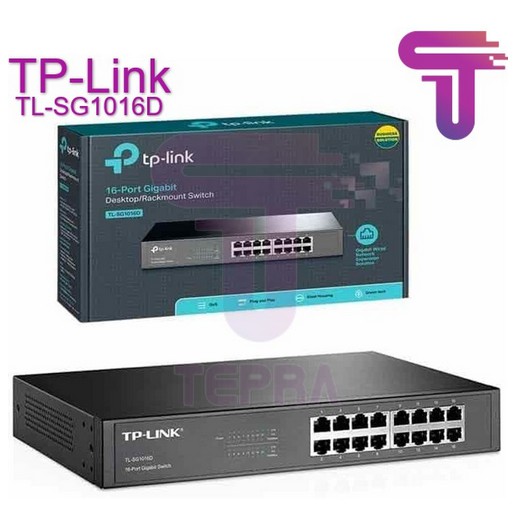 TP-LINK TL SG1016D 16-Port Gigabit Switch