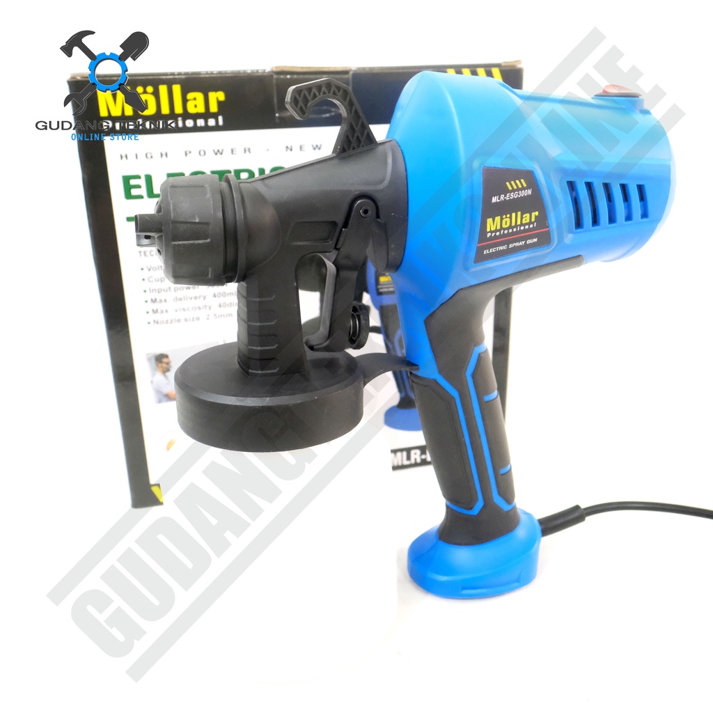 Spray Gun Elektrik Mollar MLR-ESG 300N / Alat Semprot Semprotan Cat Listrik MLR ESG300 Mollar ESG 300