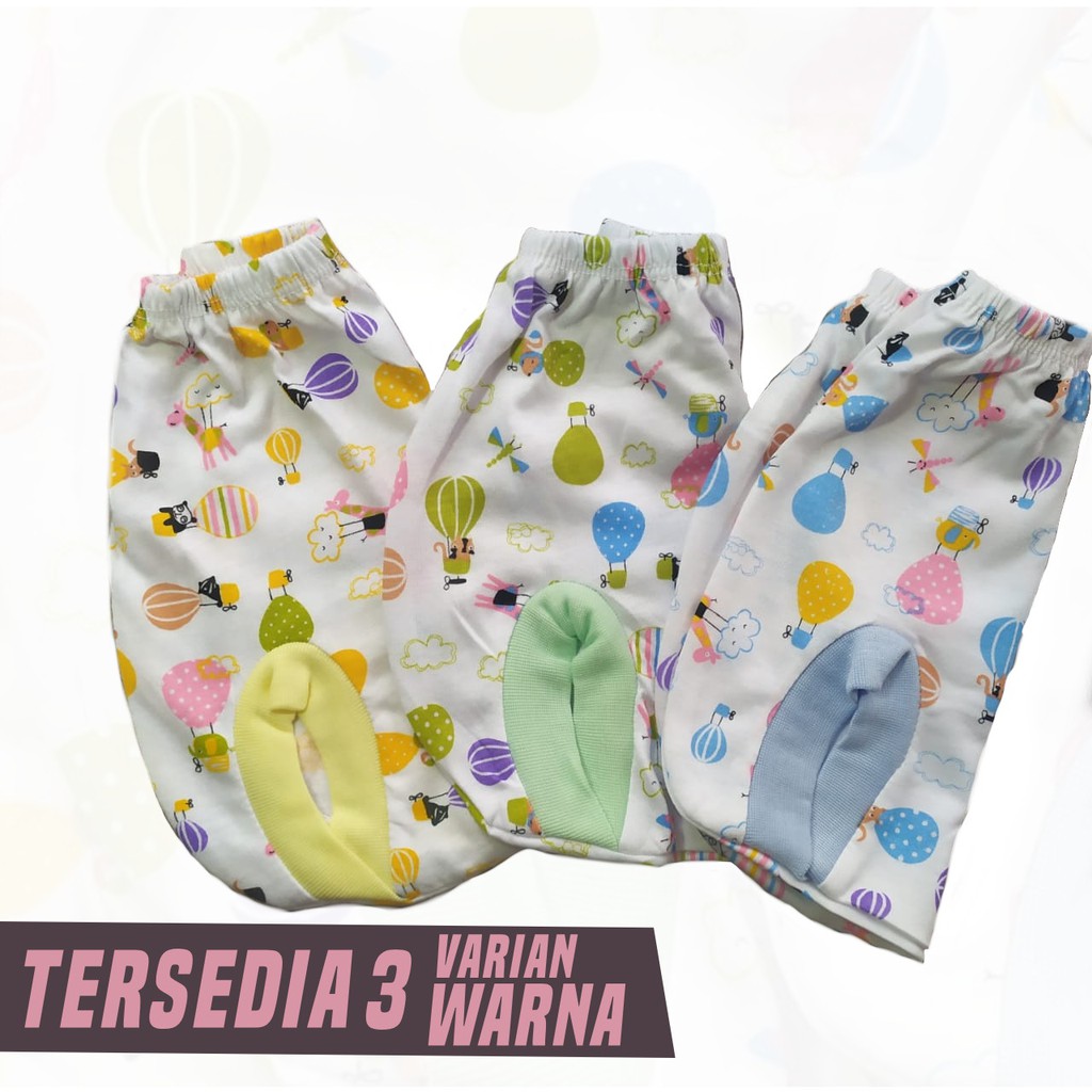 3 Pcs Celana Pop Bayi Print || Celana Kacamata Bayi  Print