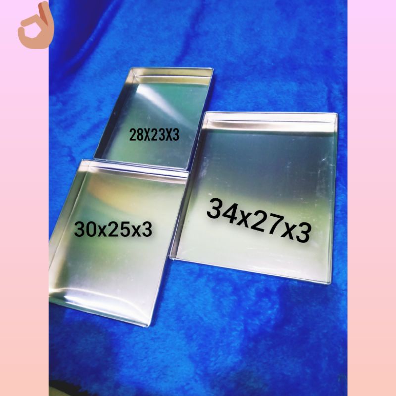 CETAKAN LOYANG KUE KERING OVEN UKURAN UMUM HARGA MURAH TERJANGKAU UKURAN 30x25x3 34x27x3 28X23X3 30X30X3 28X28X3 25x20x3 26X26X3