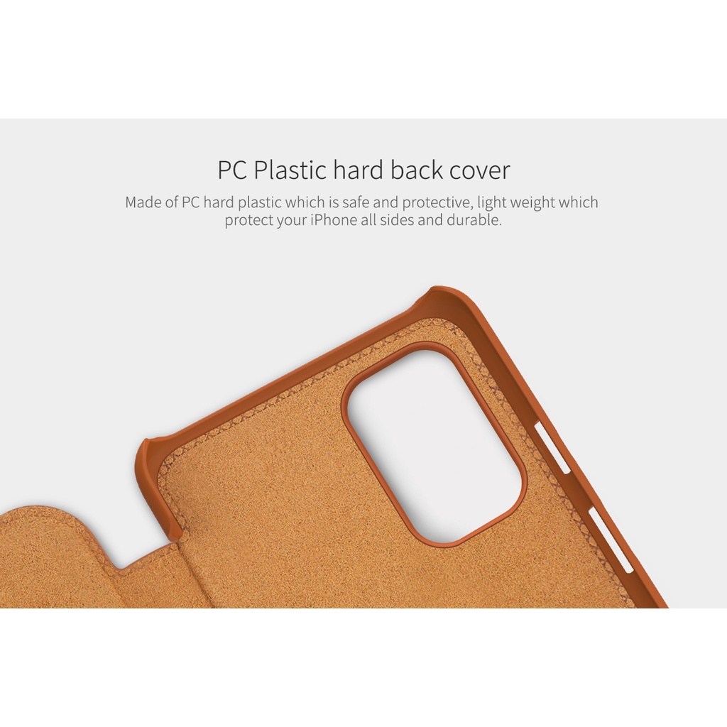 Flip Cover ONEPLUS 9R Nillkin Qin Leather Case Ori