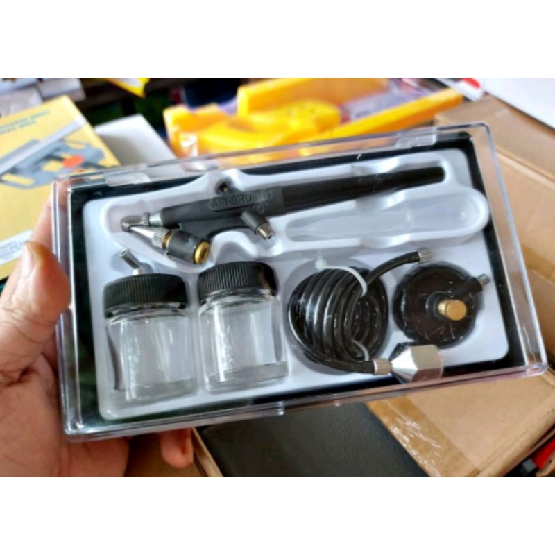 spray airbrush set / pen airbush set kit 2tabung Aab-1 / airbrush