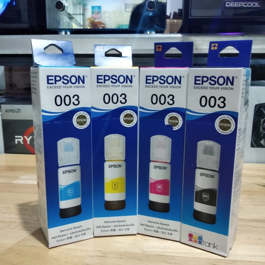 Jual Tinta Epson 003 Original For Epson L3110 L3150 L5190 Shopee Indonesia 9069