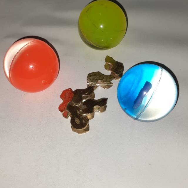 PAKET 6 PCS BIJI BEKEL BESI DAN 1 BOLA BESAR  UKURAN  4 CM