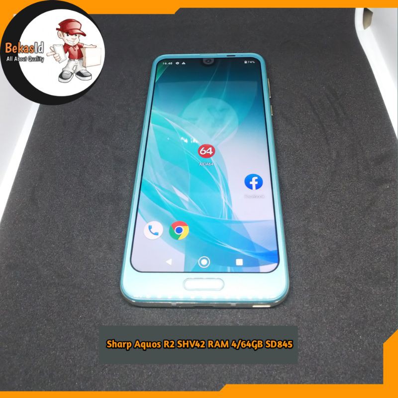 Sharp Aquos R2 SHV42 SD 845 RAM 4/64 GB Original All Operator Termulus