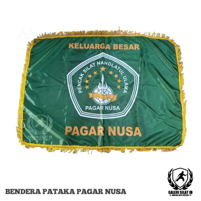 Bendera Pagar Nusa - Pataka Hijau Rumbai