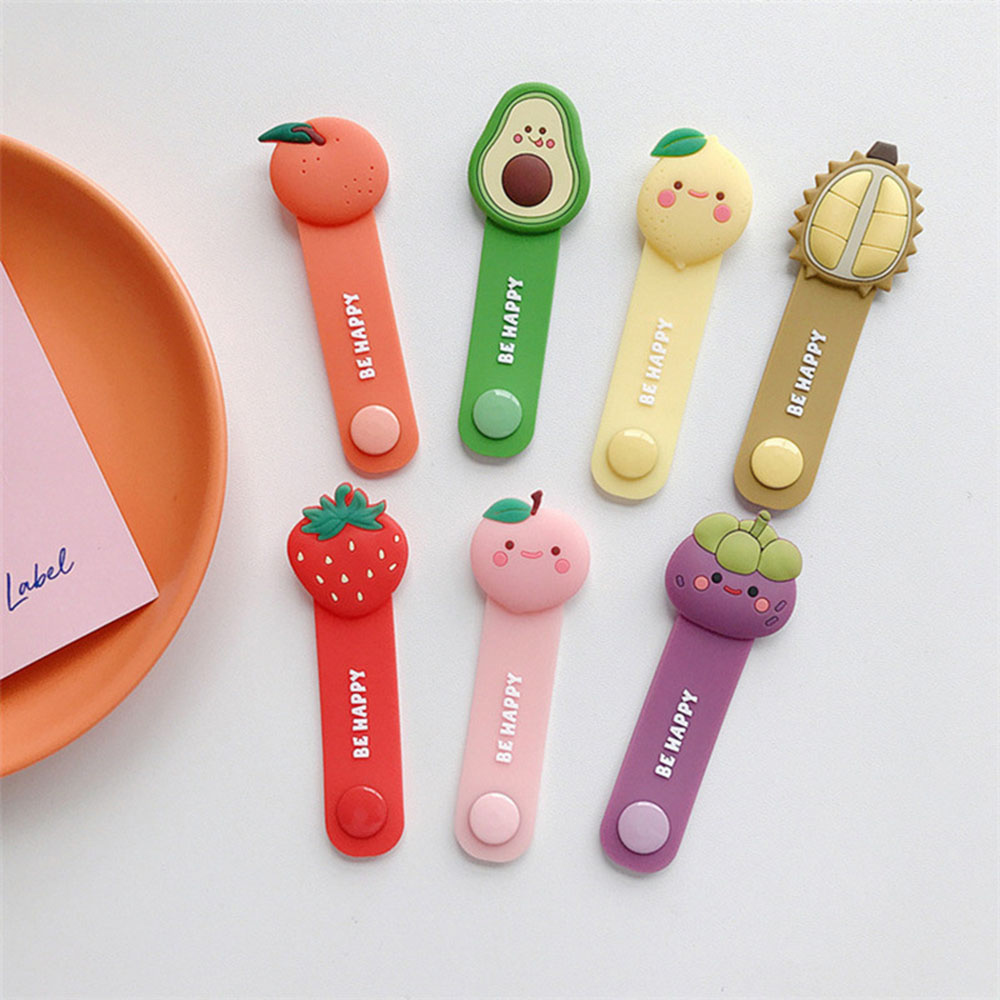 【TERSEDIA &amp; COD】Cute Fruit Flower Cable Winder Cable Organizer Winder Wire Protector Marker Holder Cover