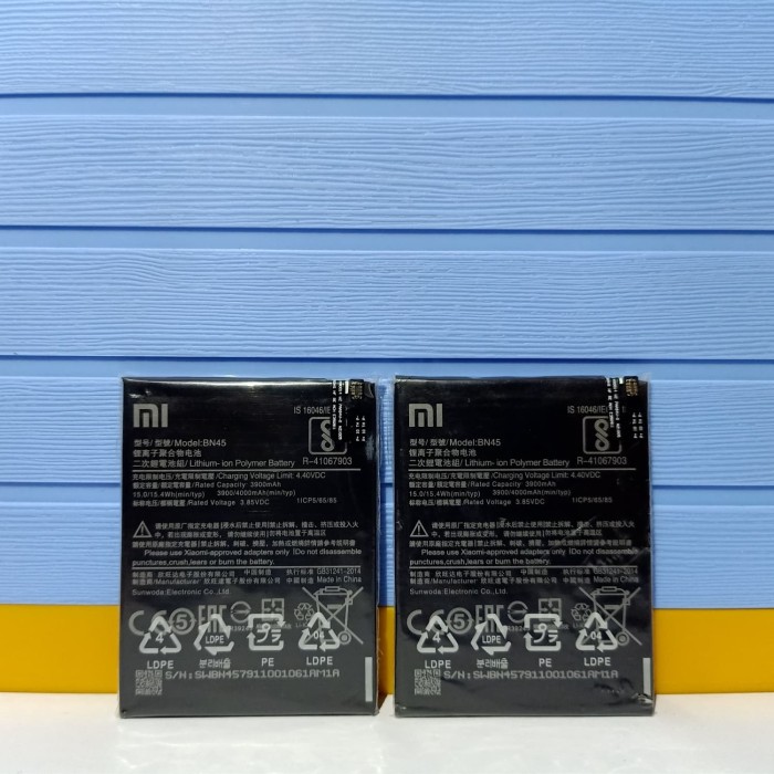 Baterai Batre Battery Xiaomi Redmi Note 5 BN45 BN-45 BN 45