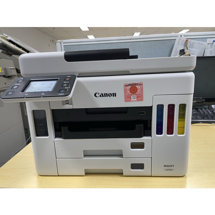 PRINTER CANON GX7070 / GX 7070 MULTI FUNCTION PRINT / SCAN / COPY / FAX - GARANSI RESMI