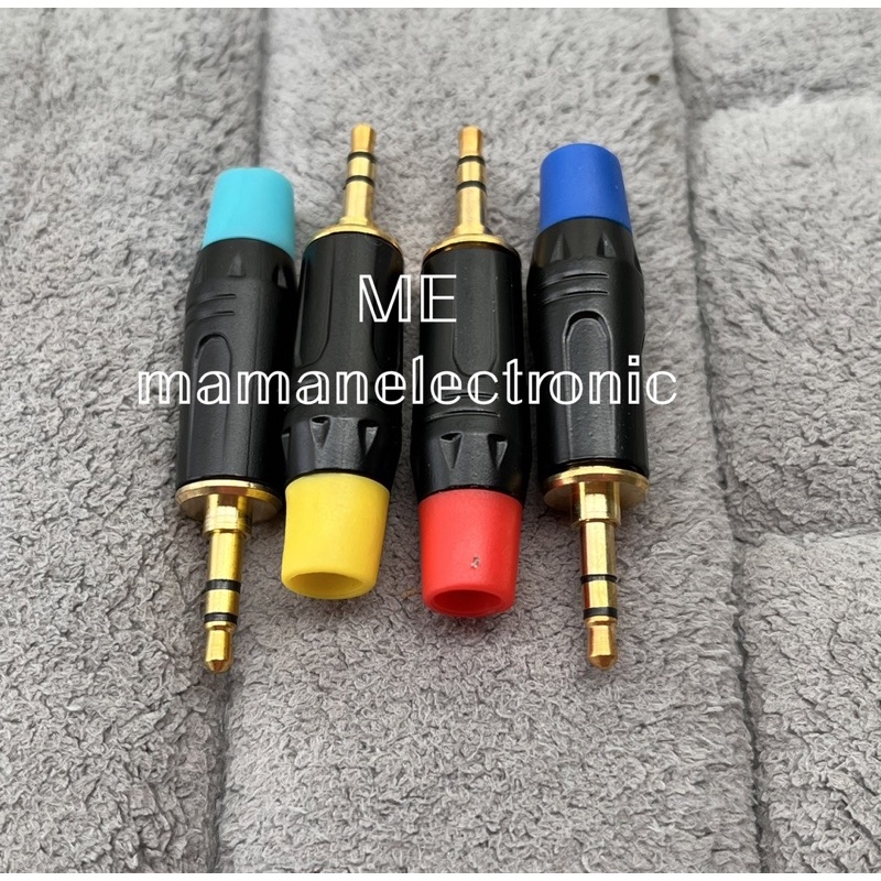 Jack Jak Jek Mini 3,5mm Stereo / Jack 3.5mm Gold Plate Body Besi