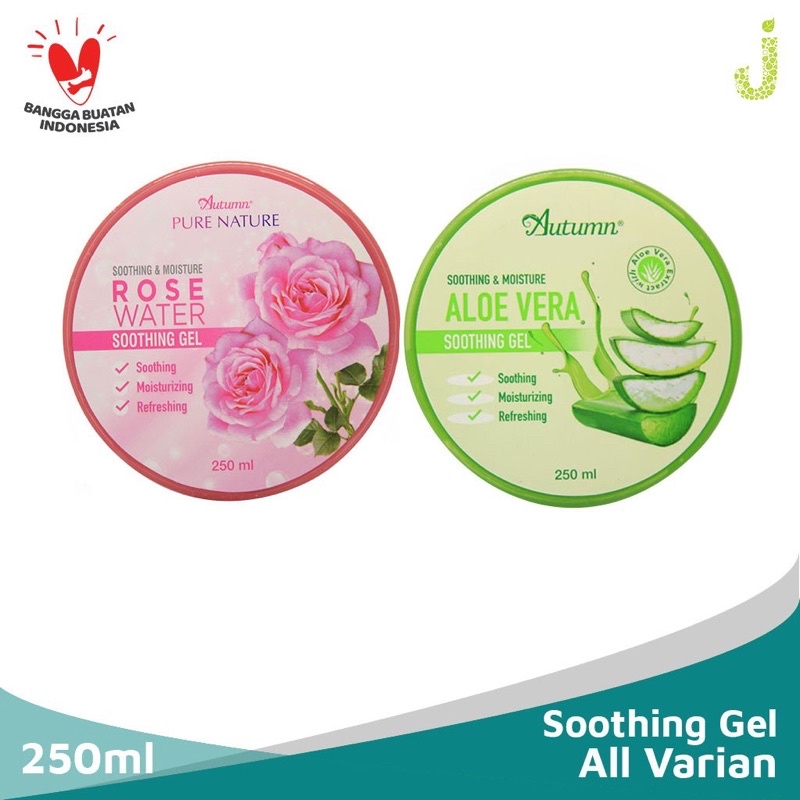 GROSIR AUTUMN ROSE WATER SOOTING GEL 250ml