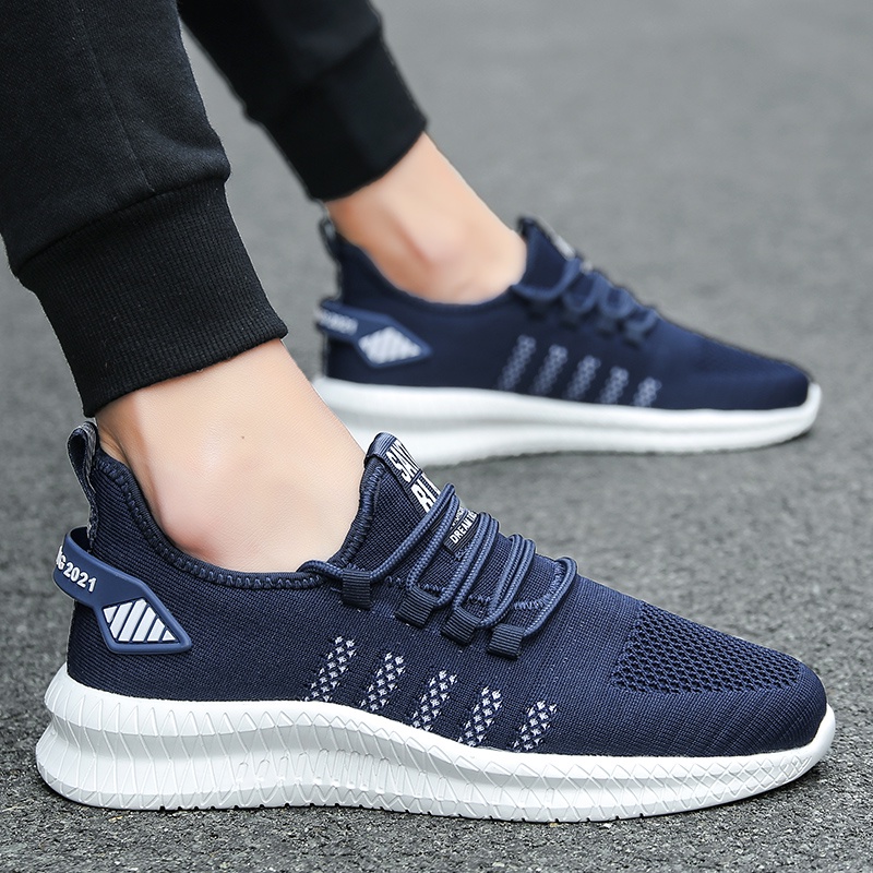 4.4 RAMADHAN SALE ☞ !! Fashion 2022“&amp;Sepatu Pria&amp;Spatu Sneakers Pria&amp;Sneakers Pria&amp;Sepatu Sneakers Pria /Sol Karet Anti Slip /Ringan Dan Bernapas/Sepatu Running Sneakers Pria/ Sports Olahraga