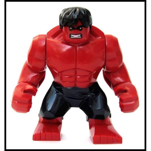 Marvel Red Hulk Avengers Infinity War Minifigure Big Figure Lego