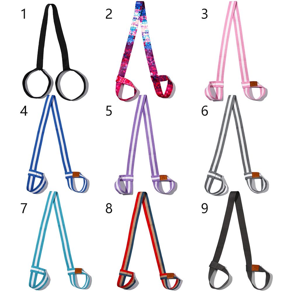 Mayshow Tali Strap Elastis Adjustable Warna-Warni Untuk Membawa Matras Yoga-1