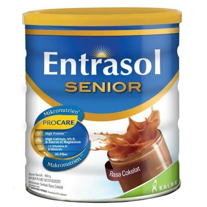 

[COD] Susu Dewasa Entrasol Senior Coklat 400gr [COD]
