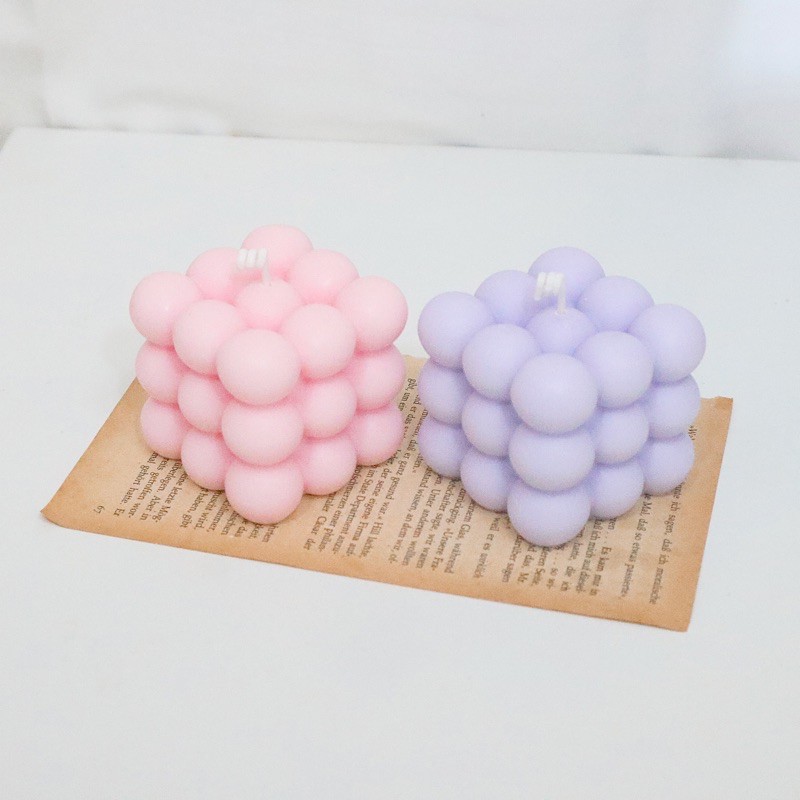 Jual koi Bubble Dot Candle // Korean Candle (soft scent) Shopee Indonesia