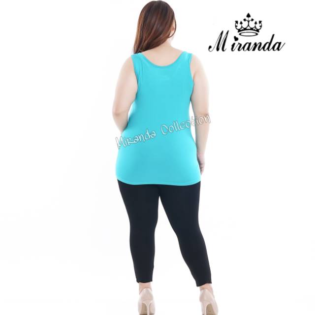 Tanktop Miranda Tali Lebar / Tank Top Miranda / Singlet Wanita Jumbo (XXL) Bahan Rayon Grade A-6